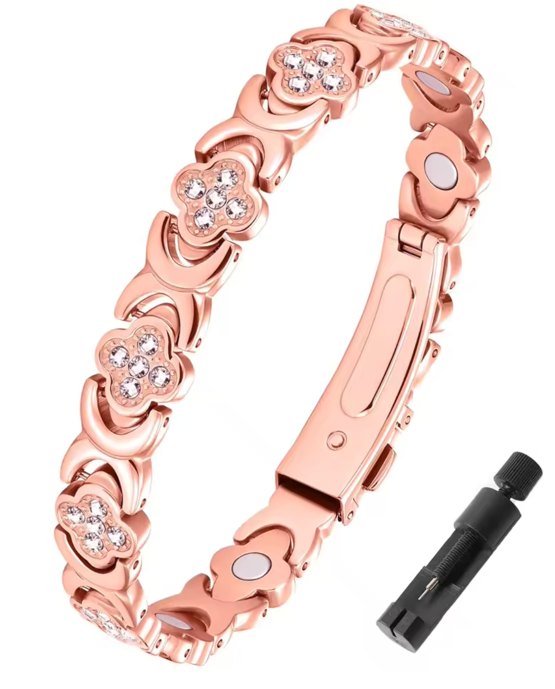 Women's Pure Copper Bracelet for Women, Effective Healing Magnet Bracelets